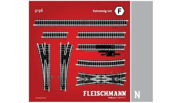 Fleischmann 9196 Bahnsteig-Set F - Voie N