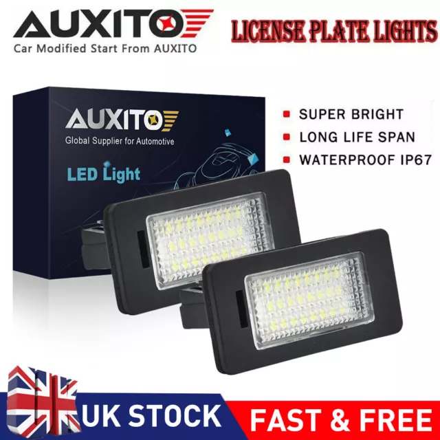 Number Plate Light LED License for BMW E39 E60 E70 E82 E90 E92 X3/6/5 Series UK