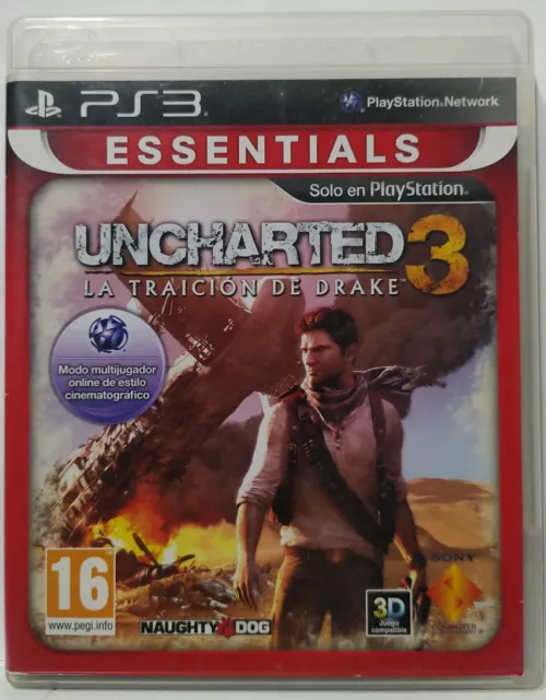 Uncharted 3 la Traición de Drake. PS3. Fisico. Pal España. *ENVIO CERTIFICADO*