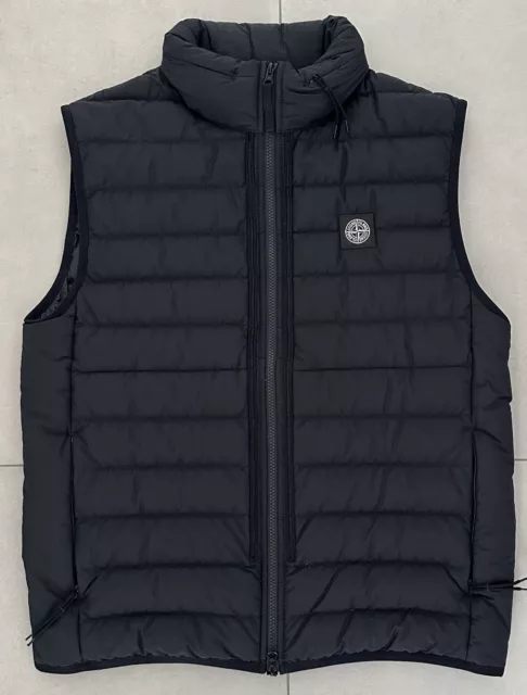 Wie Neu!!! STONE ISLAND Daunenweste Herren Schwarz in L