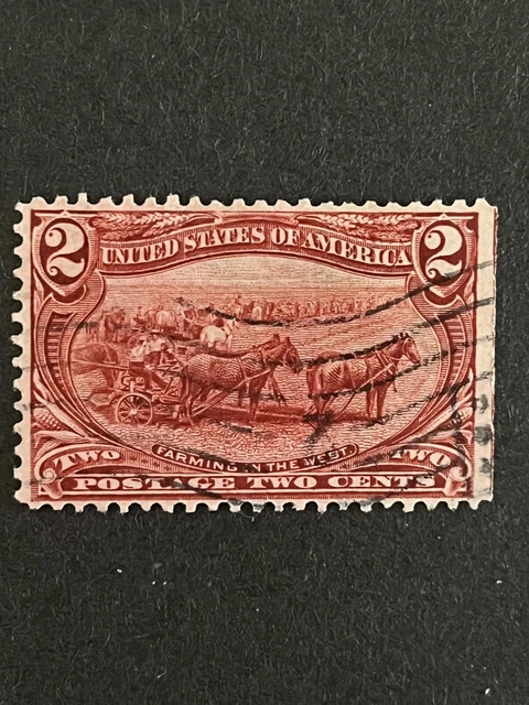 US Stamp 1898 2c Trans-Mississippi Exposition Issue Used Catalog #286