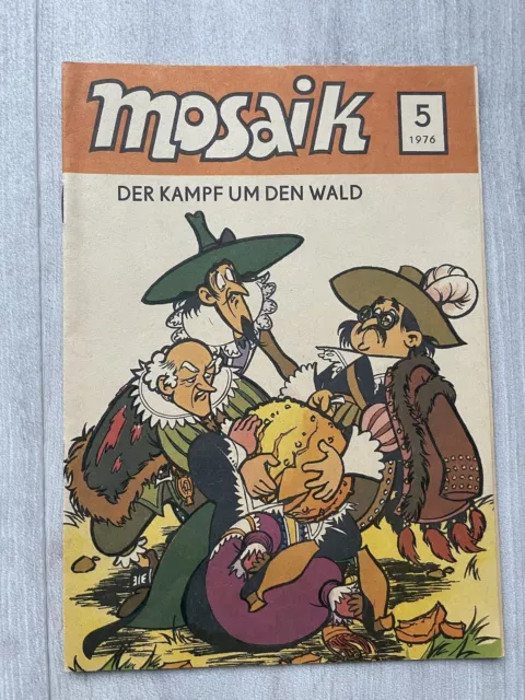 Mosaik  - Abrafaxe - Heft 5/1976 - Der Kampf um den Wald - DDR - gebraucht