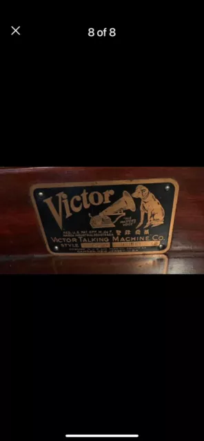 Antique Victor Record Player