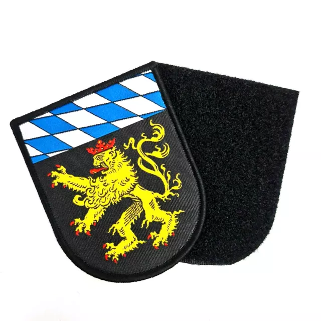 Bayern Löwe Wappen Bayrisches Staatswappen Flagge Fahne Aufnäher Patch