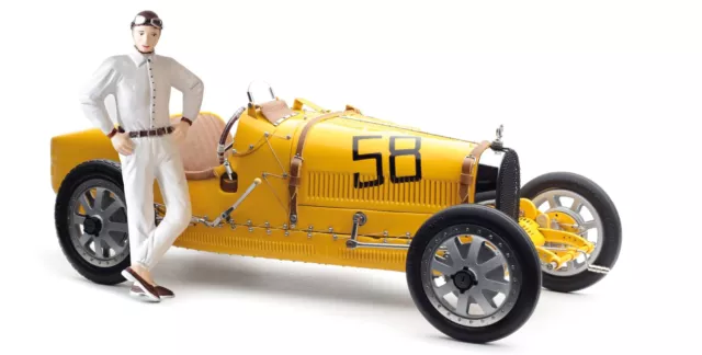 CMC Bugatti Type 35 Grand Prix, mit Rennfahrerin limited 600 - modelcars24.de
