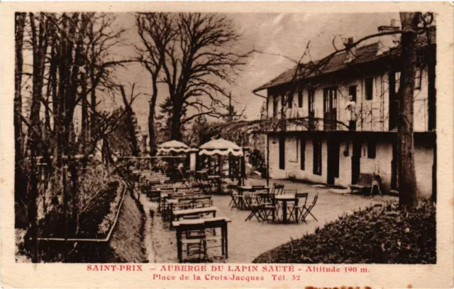 CPA  Saint-Prix - Auberge du Lapin Sauté -Alt.190m -Place de la Croix- (290581)