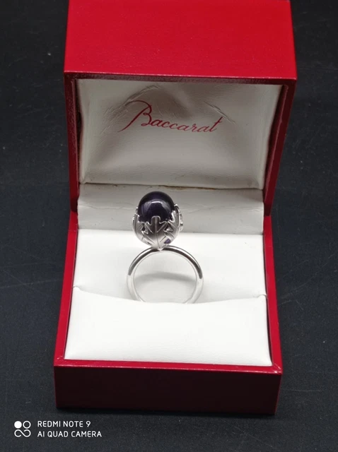 Bague En Cristal Baccarat Modèle Medicis - Taille 57 - Occasion