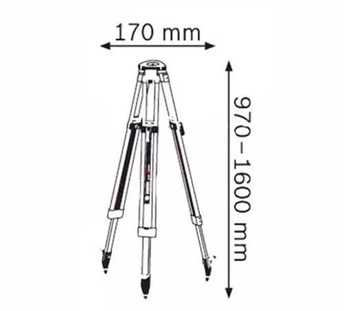 Neuf Construction Trépied BOSCH BT 160 Outil Professionnel Gec 2