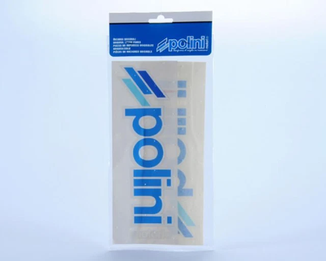 225.022 2x ADESIVI POLINI PRESPAZIATI 23X8 BIANCO/BLU