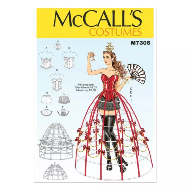 McCalls Ladies Easy Sewing Pattern 6706 Pleated Skirts & Petticoat