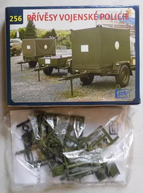 3x Anhänger vom Militär  - 1:87 Bausatz von SDV-Models