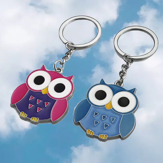 EXQUISITE OWL CAT Dog Keychains Cartoon Unisexe Handbag Ornaments Car Keyder