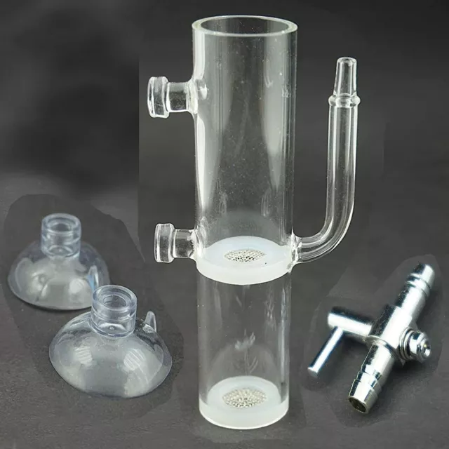 Aquarium Glass Egg Tumbler Incubator (with Air Valve) Crystal Cherry Red Shrimp