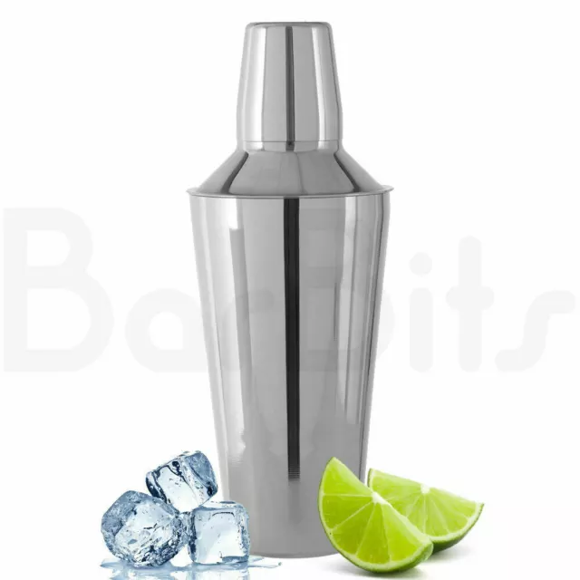 BarBits Cocktail Shaker Cocktail Making Set With Built in Strainer & Measure