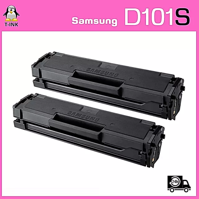 2 Toner MLT-D101S per Samsung ML-2165 SCX-3400 SCX-3400F ML2160 ML-2164 ML-2168