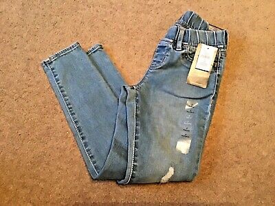 Bnwt Fab Pair Girls Stretch Distressed Look Jeggings Age 7 Years Rrp £24.95