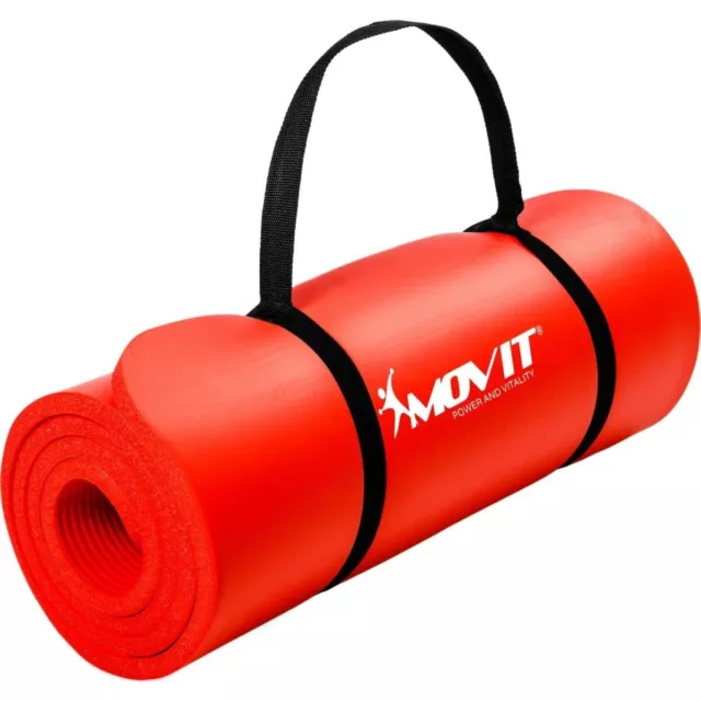 Movit® Tapis de Yoga d'Exercice Antidérapant Pilates Fitness Gym à Maison