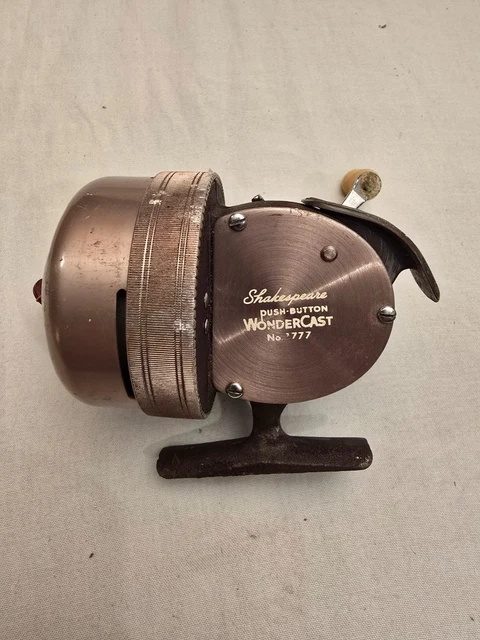 Moulinet De Pêche Vintage Shakespeare Wonder Cast Modèle FB 1797 - Bouton De Vent, USA