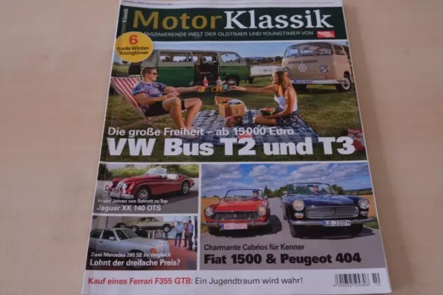 1) Motor Klassik 10/2018 - VW Bus T2 Clipper mit 47P - VW Bus T3 L mit 70PS bess