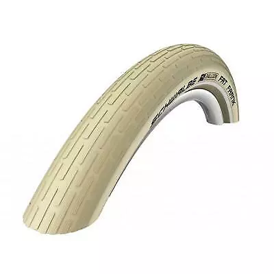SCHWALBE TIRE FAT FRANK HS375 28x2.00RIGIDA CREMA CON REFLECTANTE 50-622