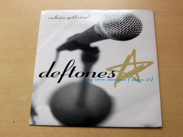 Deftones/My Own Summer (Shove It)/1998 7" Single/Gold Vinyl/EX