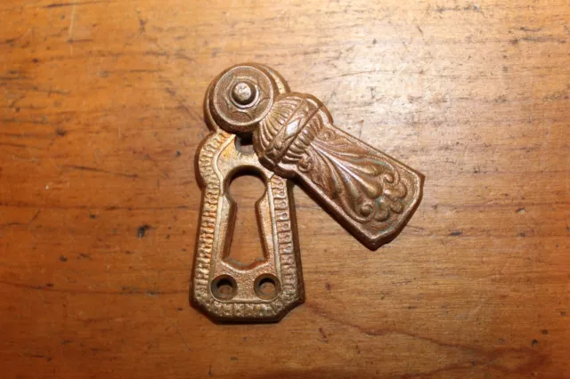 Cast Brass Bronze Antique Vintage Door Escutcheon with Key Door CC-128