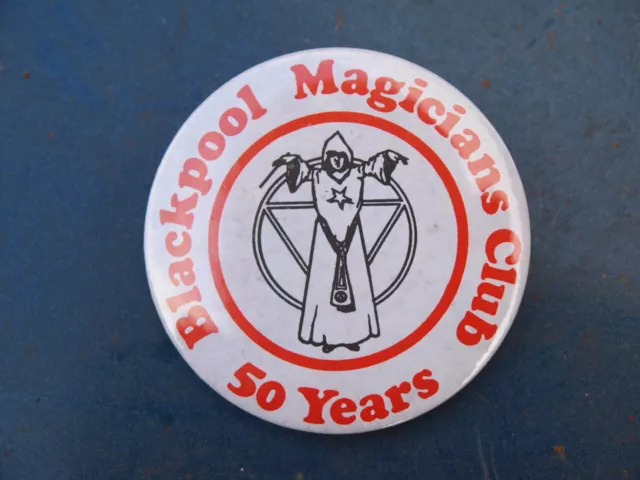 1991 rare Magic International Brotherhood Magicians Club  2" badge IBM Blackpool