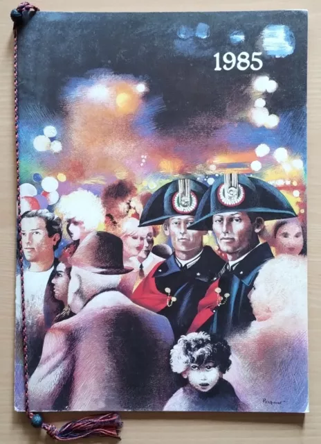 Calendario Arma dei Carabinieri 1985