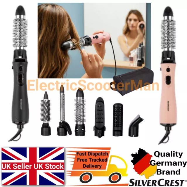 SILVERCREST 50W MULTI Hair Styler Brush For Straight & Curly Hair Of Any  Length £24.99 - PicClick UK