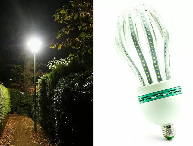 LED Birne für Außenleuchte Straßenlampe Laterne Wegbeleuchtung HQL Ersatz E27