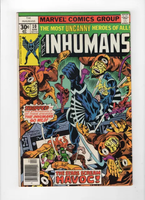 The Inhumans #10 (Apr 1977, Marvel) - Very Fine/Near Mint