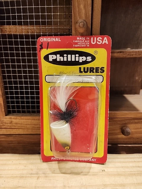 Leurre Vintage Phillips Fly & Tackle Co. Spin Popper – Avec étui Et Papiers D'origine