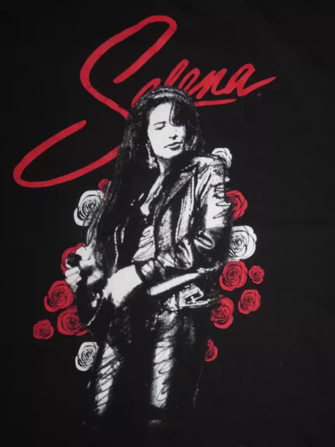 Retro 2021 American Tejano Singer SELENA QUINTANILLA Concert Tour (LG) T-Shirt