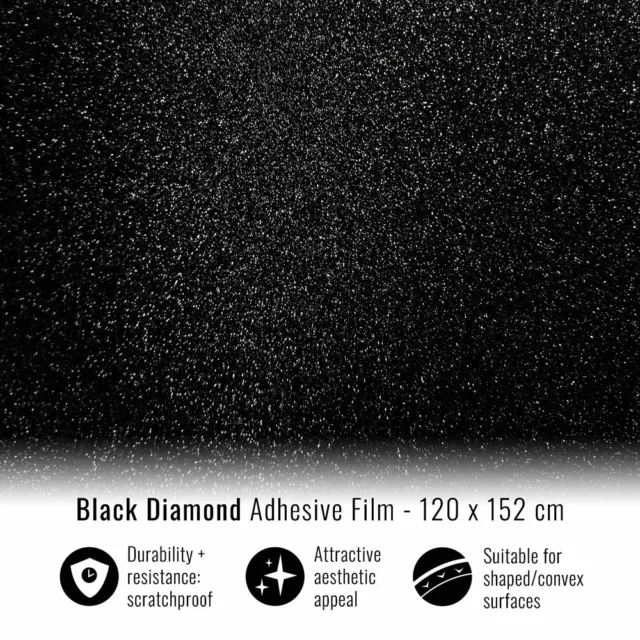 Film Adhésif pour Car Wrapping Black Diamond 120 X 152 CM