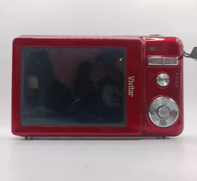 Vivitar Vivicam T027 Digital Compact Camera In Red 12.1 Mega Pixels 2