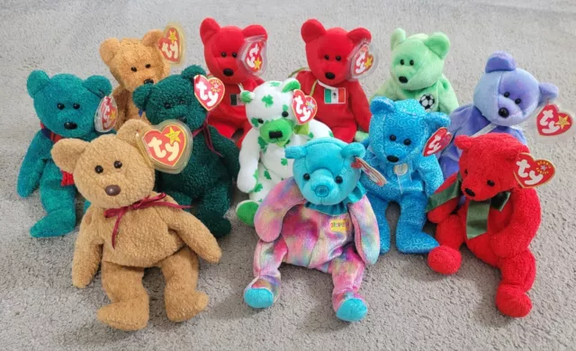 Ty Beanie Babies Bear Bundle