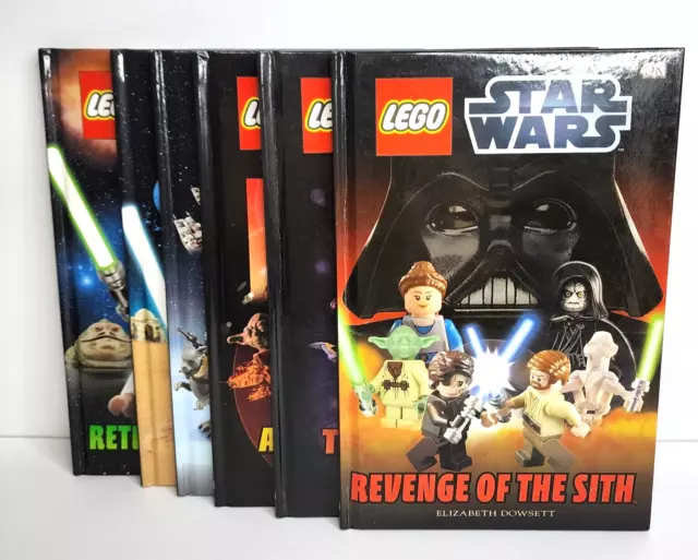 Lego Star Wars The Classic Collection Edition Box Set 1-6 Books Episodes I-VI 3