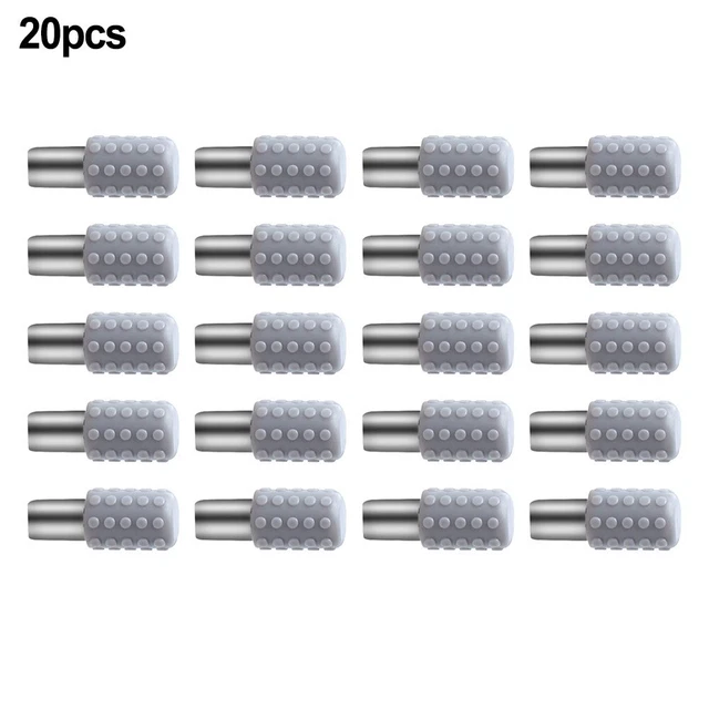 100 Supports De Tringle à Rideaux En Métal Chromé 19 Mm – Onestopdiy, Lot Pro !