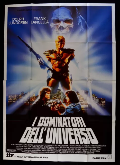 manifesto I DOMINATORI DELL'UNIVERSO Masters of the Universe Dolph Lundgren A181