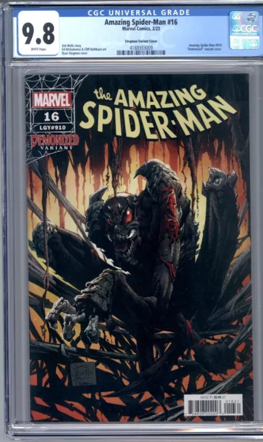 Amazing Spider-Man #16 Demonized Variant  Marvel Comics  1st Print  CGC 9.8
