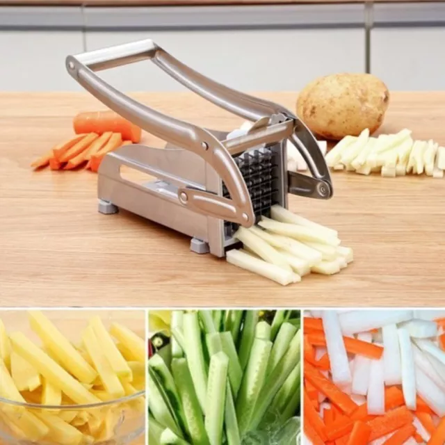 GZZT Electric Potato Chips Cutter French Fries Cutting Machine Vegetable  Cutter Kitchen Equipment Potato Chopper 3 Sizes Blades - AliExpress