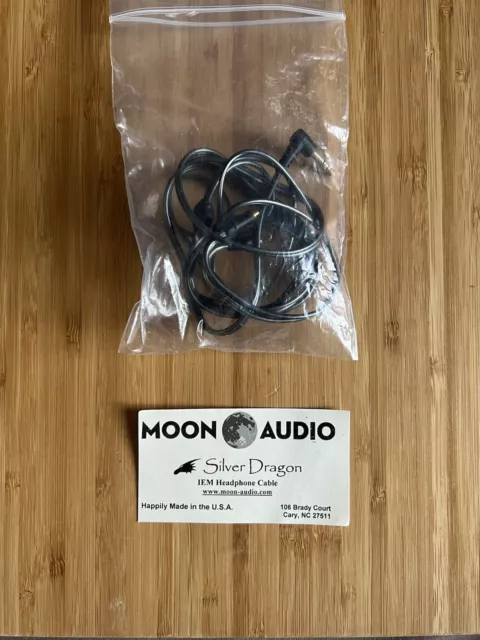 Moon Audio  - Silver Dragon v1 IEM 3.5mm MMCX earphone cable