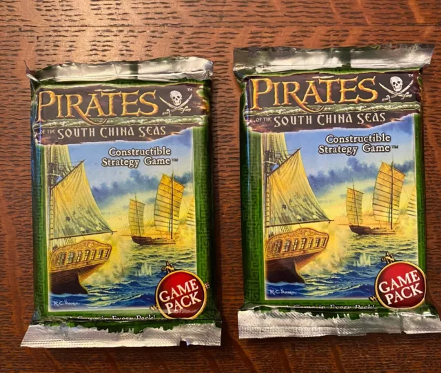Wizkids Pirates of the South China Seas Game Packs -- Factory Sealed X2