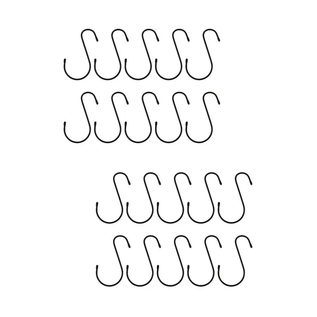 20 Pcs Jardin Crochet Pour Pot De Fleur En Forme De S Crochets Lourds Tenture