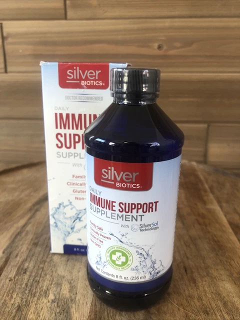 American Biotech Labs Silver Biotics - Immune Support 10 Ppm - 8 oz - Exp 6/23