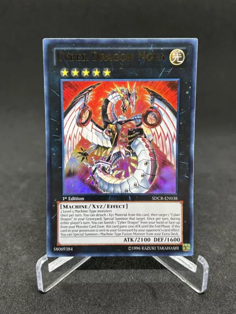 Yugioh Cyber Dragon Nova SDCR-EN038 Ultra Rare 1st Edition MP