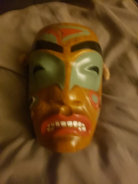 Resin Home Wall Decor, Of Replica Tribal Folk Art Mask.