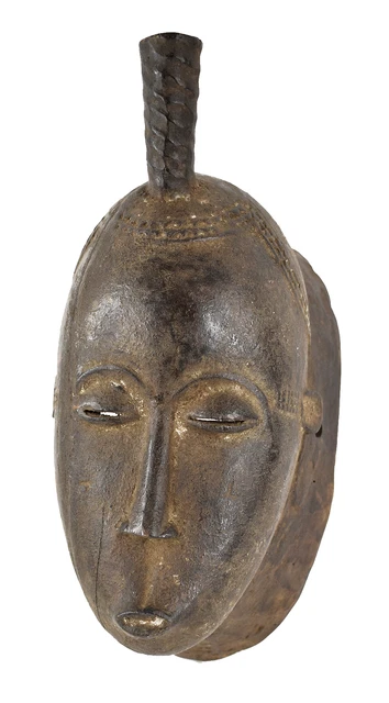 Yaure Baule Portrait Mask Ivory Coast African Art