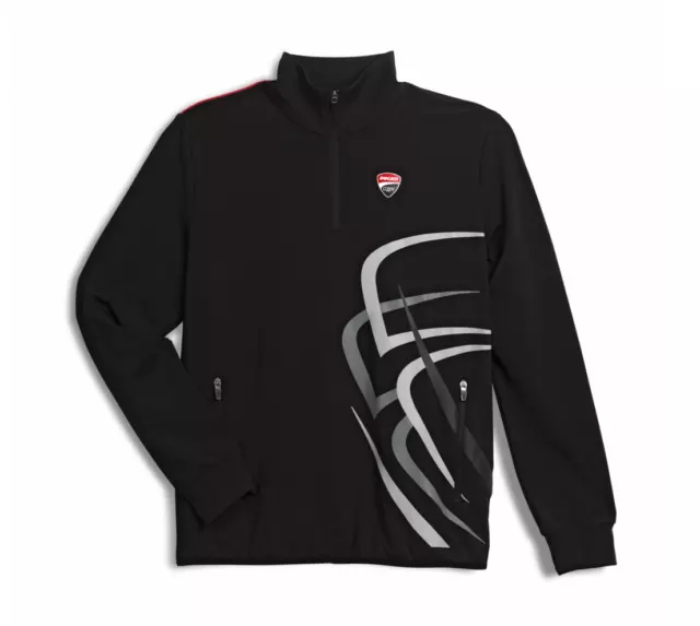 Ducati Corse Fitness Sweatshirt in schwarz