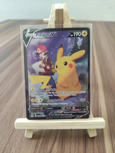 pokemon card tg16 tg30 Pikachu V - TG16/TG30 - PSA 10 - Full Art - Lost Origin - have for your premier collection. PIKACHU V TG16/TG30 Lost Origin
